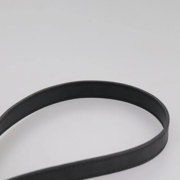 Christian Dior Honeycomb Canvas Shoulder Bag PVC Leather Black Gold Auth 109067 - Picture 9 of 16